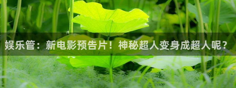 旺财28f平台注册：娱乐管：新电影预告片！神秘超人变身成超人呢？