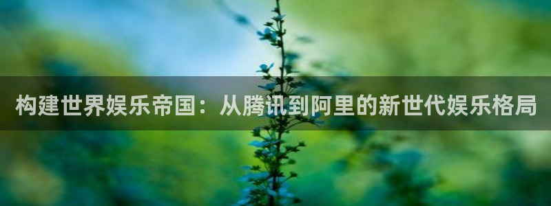 旺财28凯捷注册：构建世界娱乐帝国：从腾讯到阿里的新世代娱乐格局